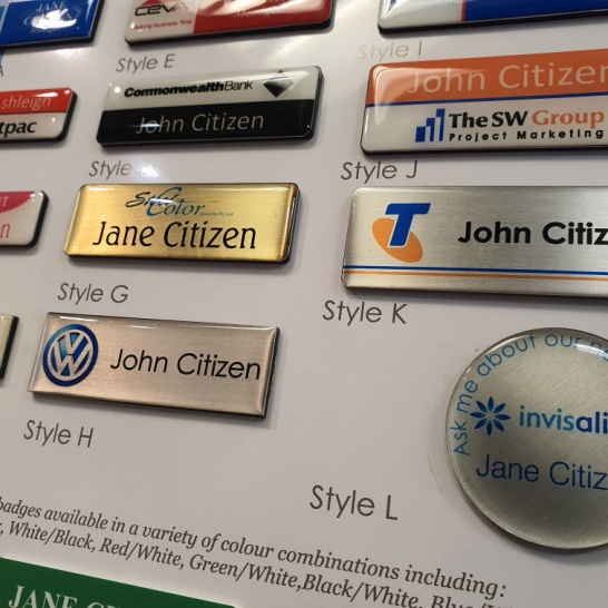Name Badges - Trophy Land