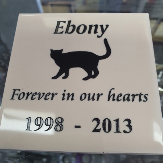 Pet Memorial Plaque - Trophy Land