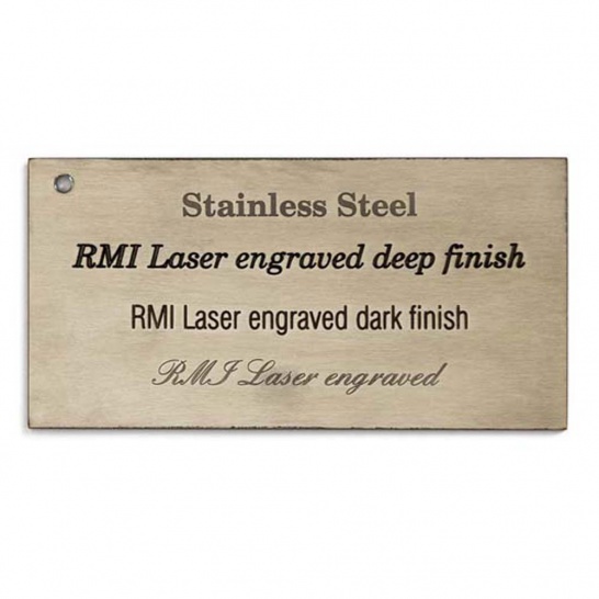 Stainless Plaque Sample 1 - Trophy Land
