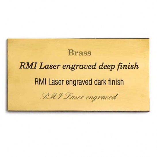 Brass Plaque Sample 1 - Trophy Land