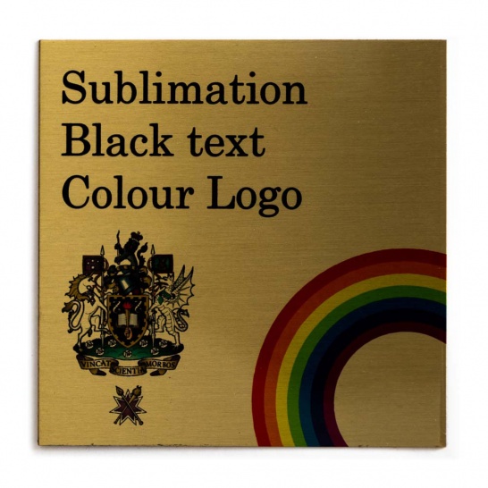 Gold Sublimation Sample - Trophy Land