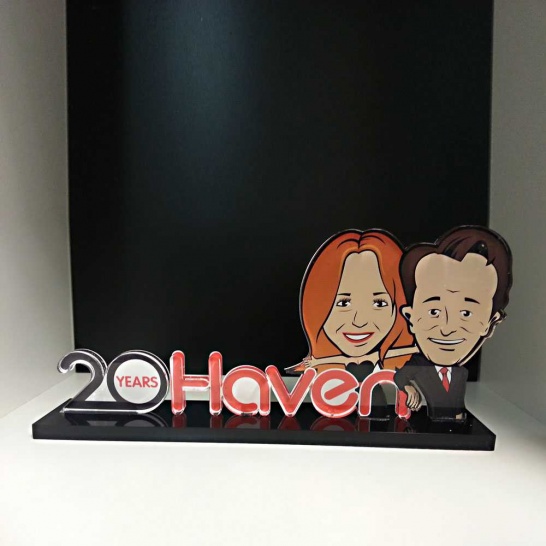 Printed Acrylic Award - Trophy Land