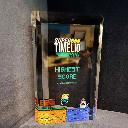 Printed Crystal Award - Trophy Land