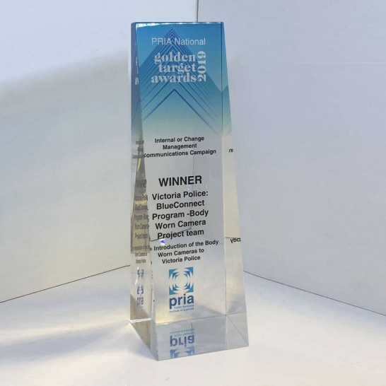 Printed Crystal Wedge - Trophy Land