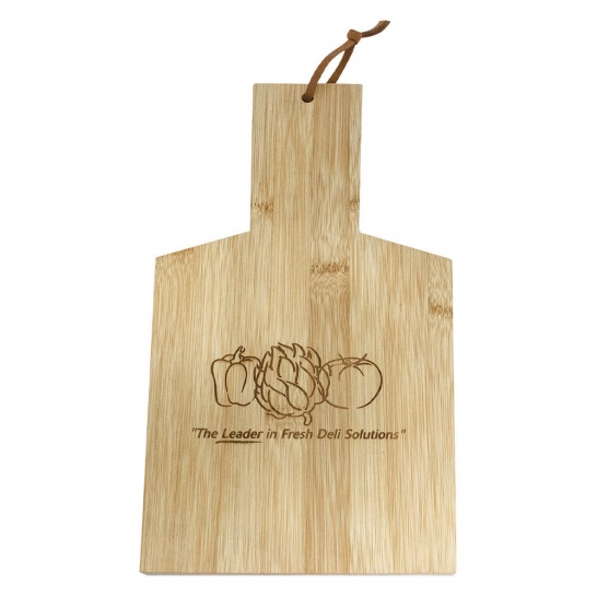 QB830 - Bamboo Mini Board with Strap - Trophy Land QB830 - Trophy Land