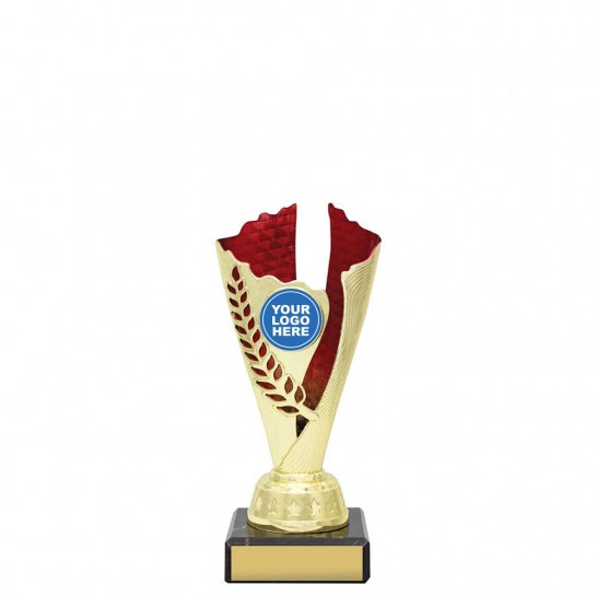 RL527A - Spirit Cups - Gold / Red - 175mm - Trophy Land RL527A - Trophy Land
