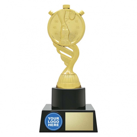 S5182 - Track Logo Gold 200mm - Trophy Land S5182 - Trophy Land