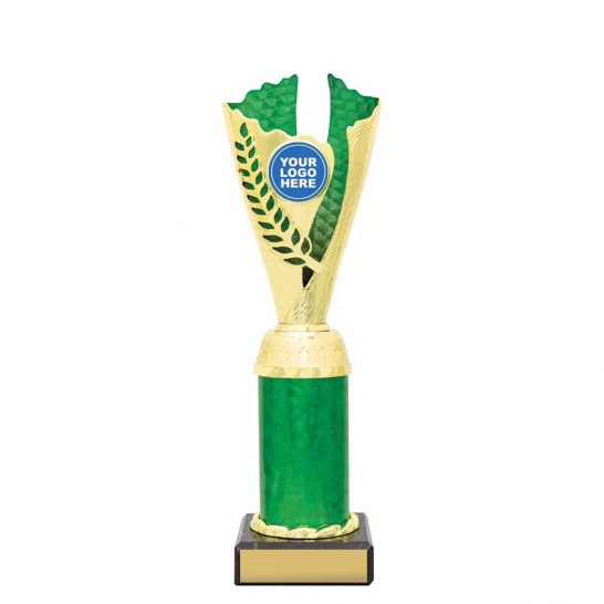 S5189 - Spirit Cup Gold / Green 250mm - Trophy Land S5189 - Trophy Land