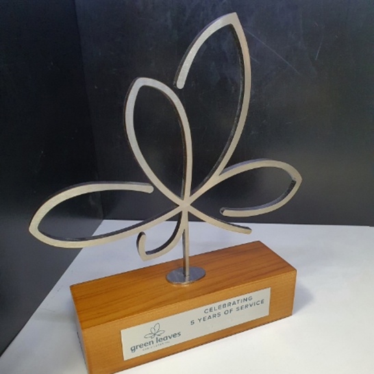 Steel Logo Award - Trophy Land