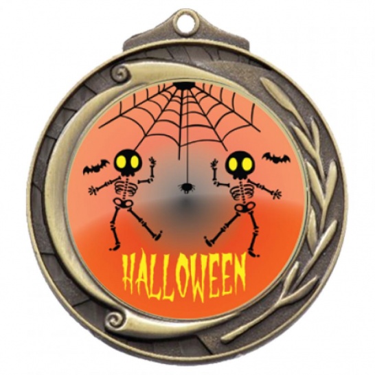 TLM-M102G-2S35 - Halloween-themed M102G Medal - 69mm - Trophy Land TLM-M102G-2S35 - Trophy Land