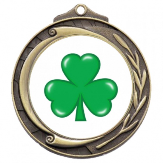 TLM-M102G-2S60 - Irish-themed M102G Medal - 69mm - Trophy Land TLM-M102G-2S60 - Trophy Land