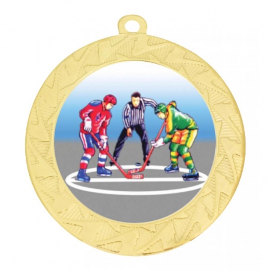 TLM-ME242G-2K105 - Ice Hockey-themed ME242G Medal - 70mm - Trophy Land TLM-ME242G-2K105 - Trophy Land