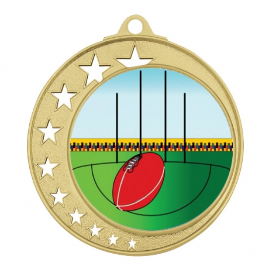 TLM-MH970G-2K20 - AFL-themed MH970G Medal - 70mm - Trophy Land TLM-MH970G-2K20 - Trophy Land