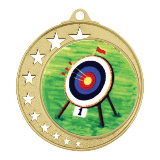 TLM-MH970G-2K9 - Archery-themed MH970G Medal - 70mm - Trophy Land TLM-MH970G-2K9 - Trophy Land