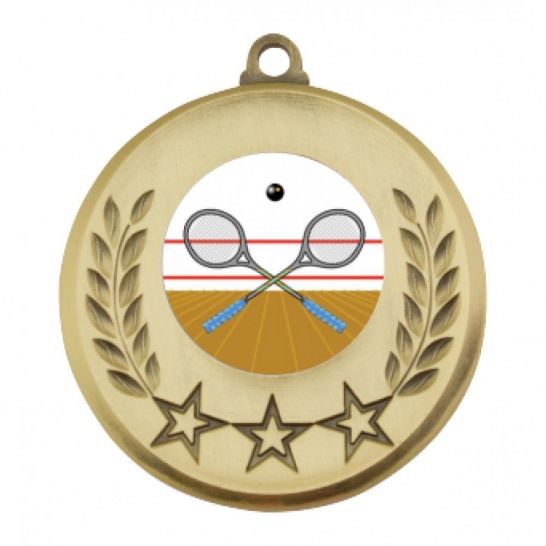 TLM-MY103G-1K162 - Squash-themed MY103G Medal - 52mm - Trophy Land TLM-MY103G-1K162 - Trophy Land