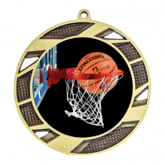 TLM-MY202G-2C601 - Basketball-themed MY202G Medal - 70mm - Trophy Land TLM-MY202G-2C601 - Trophy Land