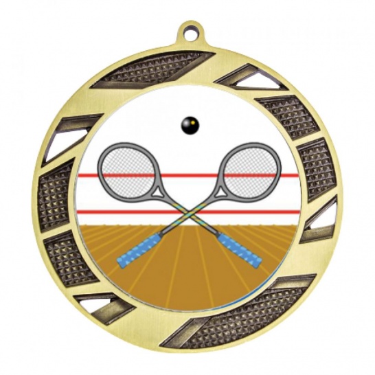 TLM-MY202G-2K162 - Squash-themed MY202G Medal - 70mm - Trophy Land TLM-MY202G-2K162 - Trophy Land
