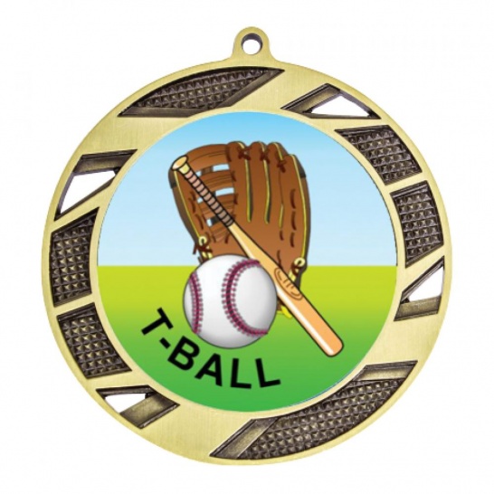 TLM-MY202G-2K168 - Baseball Softball-themed MY202G Medal - 70mm - Trophy Land TLM-MY202G-2K168 - Trophy Land