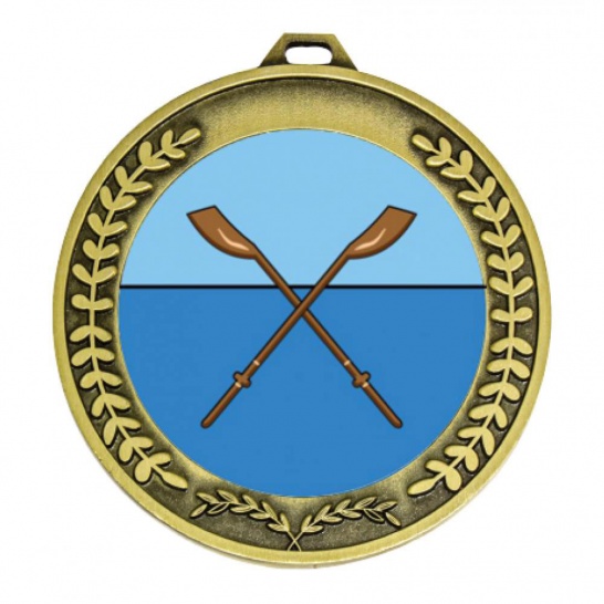 TLM-MY204G-2K144 - Rowing-themed MY204G Medal - 70mm - Trophy Land TLM-MY204G-2K144 - Trophy Land