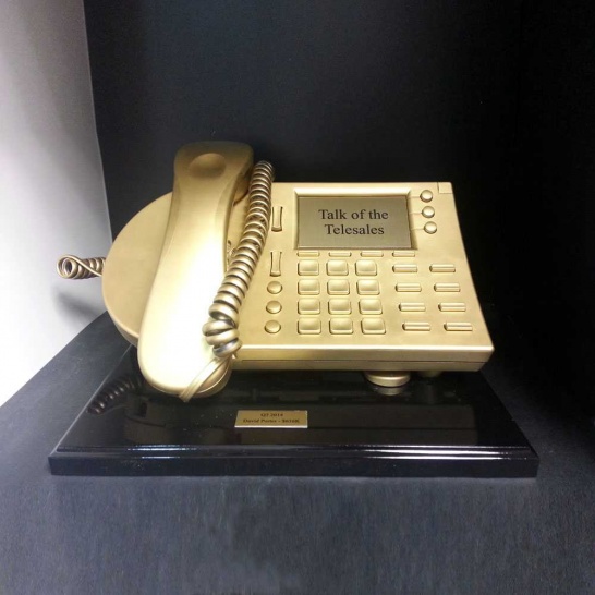 Tele-Sales Trophy (Custom) - Trophy Land