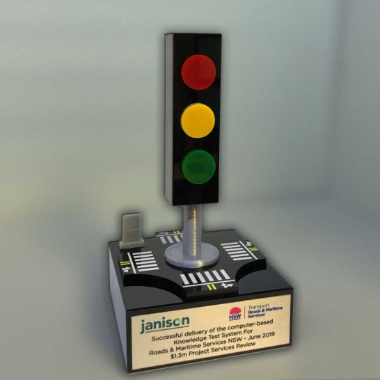 Traffic Light Trophy - Trophy Land