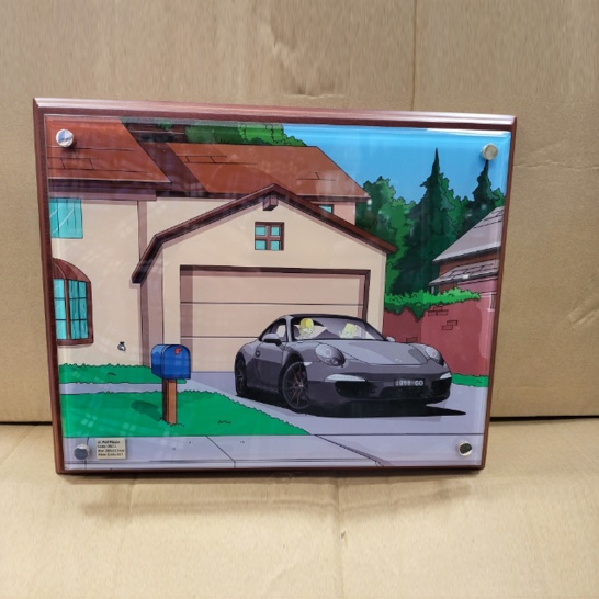 UV Print on Acrylic Timber Plaque - Trophy Land