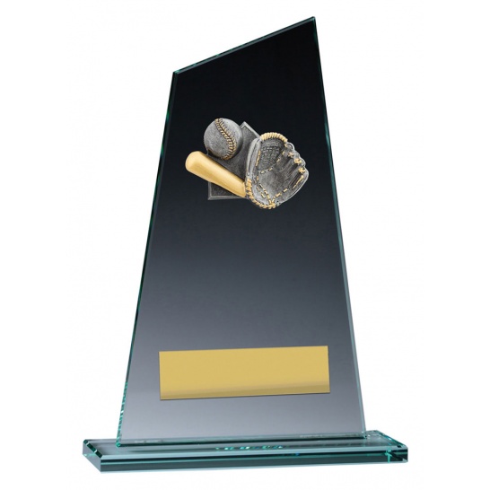VP133C - Baseball Peak Glass 250mm - Trophy Land VP133C - Trophy Land