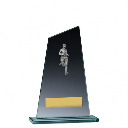VP176A - Athletics Male Peak Glass 200mm - Trophy Land VP176A - Trophy Land