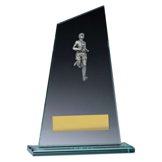 VP176C - Athletics Male Peak Glass 250mm - Trophy Land VP176C - Trophy Land