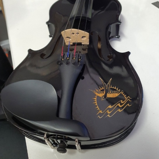 Violin Engraving - Front - Trophy Land
