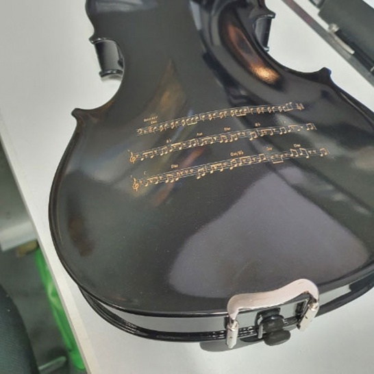 Violin Engraving - Trophy Land