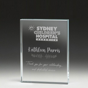 Glass Award W714A - Trophy Land Glass Award W714A - Trophy Land