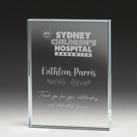 Glass Award W714B - Trophy Land Glass Award W714B - Trophy Land