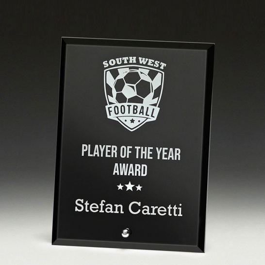 WP17B - Radiant Plaque Black - 175mm - Trophy Land WP17B - Trophy Land