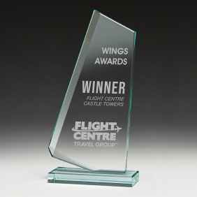Glass Award WT89C - Trophy Land Glass Award WT89C - Trophy Land